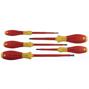 Marksman 11-Piece Electricians Screwdriver Set – Fully Insulated, Comfort Grip, Chrome Vanadium – With Case
